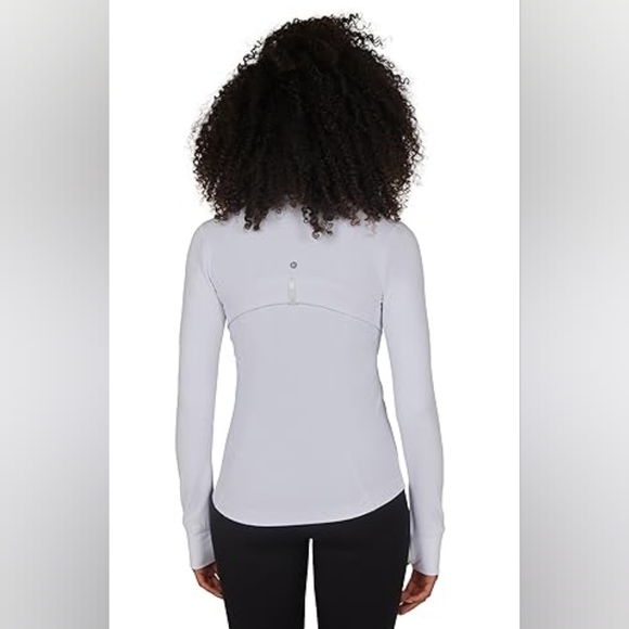 90 Degree By Reflex Womens White Lightweight Full Zip Running Jacket - Size XS - Picture 3 of 6